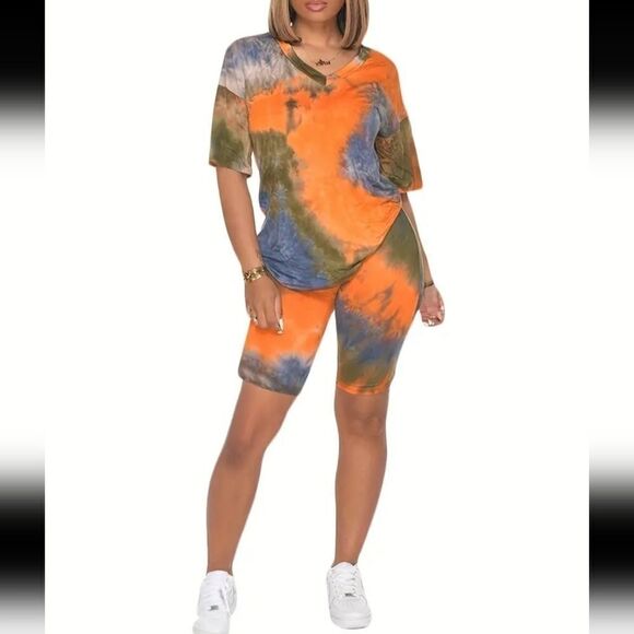 Tie-Dye ladies 2pc outfit - Picture 2 of 3